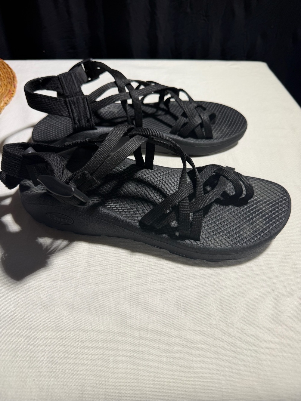 Chaco Women's Black Strappy Sandals - Secure Webbing Design